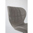 OMG LL design szék, szürke textilbőr
