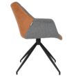 Doulton design szék, vintage barna
