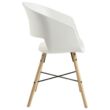 Cai design szék, fehér műanyag