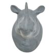 Rhinoceros fali szobor, szürke