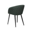 Dual design szék, sötétzöld bársony