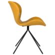 OMG LL design szék, sárga textilbőr