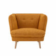 Elliot lounge fotel, narancssárga szövet