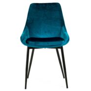 Lex design szék, petrol velúr