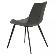 Hype design szék, zöld bőr