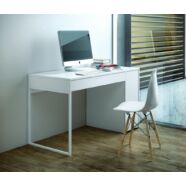 Prado íróasztal, matt fehér/fehér