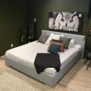 Zen Futon ágy, 180x200cm, Pastel Kék szövet