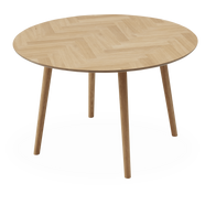 Richmond étkezőasztal, olajozott tölgy, D120 cm