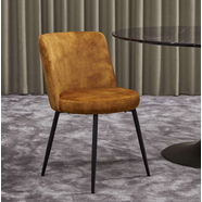 Bray design szék, mustársárga velúr, kifutó szín!