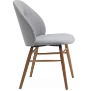 Ashton design szék, világosszürke szövet