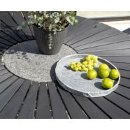 Circle kerti asztal, D150 cm, fekete