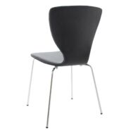 Gongli design szék, fekete textilbőr