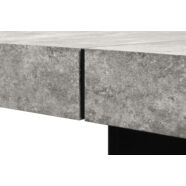 Dusk étkezőasztal, beton hatású, 130 cm