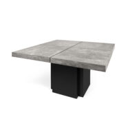 Dusk étkezőasztal, beton hatású, 130 cm