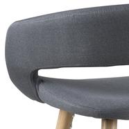 Grace design bárszék, sötétszürke szövet
