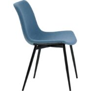 Carolina design szék, kék szövet, KIFUTÓ!