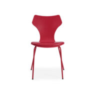Lolly design szék, piros textilbőr