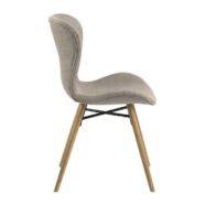 Batilda design szék, homok/szürke szövet
