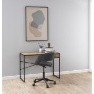 Grace irodai design szék, sötétszürke bársony