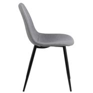 Wilma design szék, világosszürke szövet
