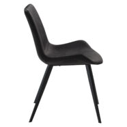 Hype design szék, fekete bársony