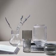 Lica váza, üveg, D12 cm