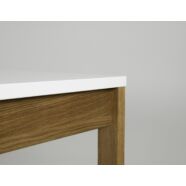 Birka asztal, fehér/tölgy, 180x90 cm