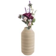 Terra váza, törtfehér, H35cm
