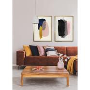 Navy blue pink and golden stain kép, 53x73 cm