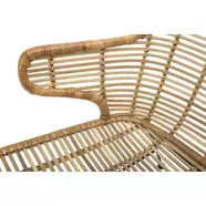 Lake karfás lounge design szék, natúr rattan