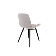 Lester design étkezőszék, világosszürke
