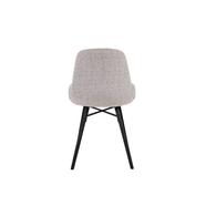 Lester design étkezőszék, világosszürke