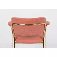 Jolien design karfás szék, rózsaszín