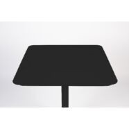 Vondel kerti bisztro asztal, fekete, 71x71 cm