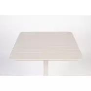 Vondel kerti bisztro asztal, fehér, 71x71 cm