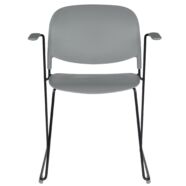 Stacks design karfás szék, szürke