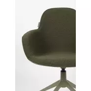 Albert Kuip karfás design forgószék, khaki