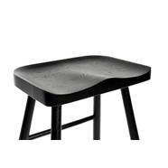 Stool Vander design bárszék, fekete tölgyfa