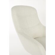 Yuki design fotel, fehér szövet