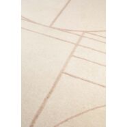 Bliss kerek szőnyeg, natúr/rózsaszín, D240 cm