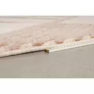 Bliss kerek szőnyeg, natúr/rózsaszín, D240cm