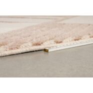 Bliss kerek szőnyeg, natúr/rózsaszín, D240 cm