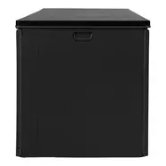 Dubrovnik párnatartó doboz, fekete műanyag, 680L