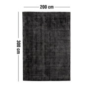 Cancun szőnyeg, sötétszürke, 300x200cm