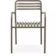 Akadi kerti szék, taupe, alumínium