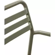 Akadi kerti szék, khaki, alumínium