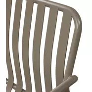 Kaya kerti szék, fém, taupe