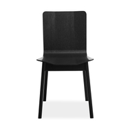 SM807 design szék, lakkozott fekete tölgy