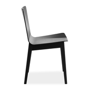 SM807 design szék, lakkozott fekete tölgy