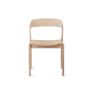 SM827 design szék, fonott ülőlap, olajozott fehérített tölgy láb